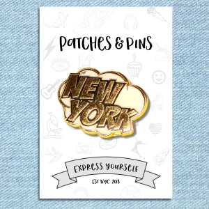 New York Enamel Pin