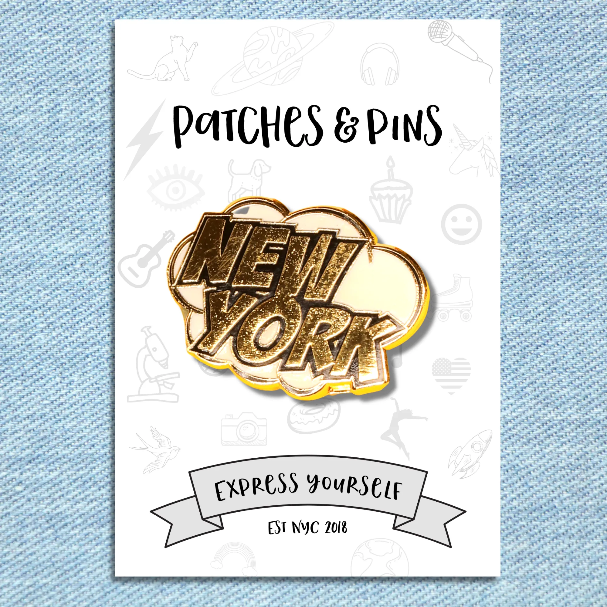New York Enamel Pin