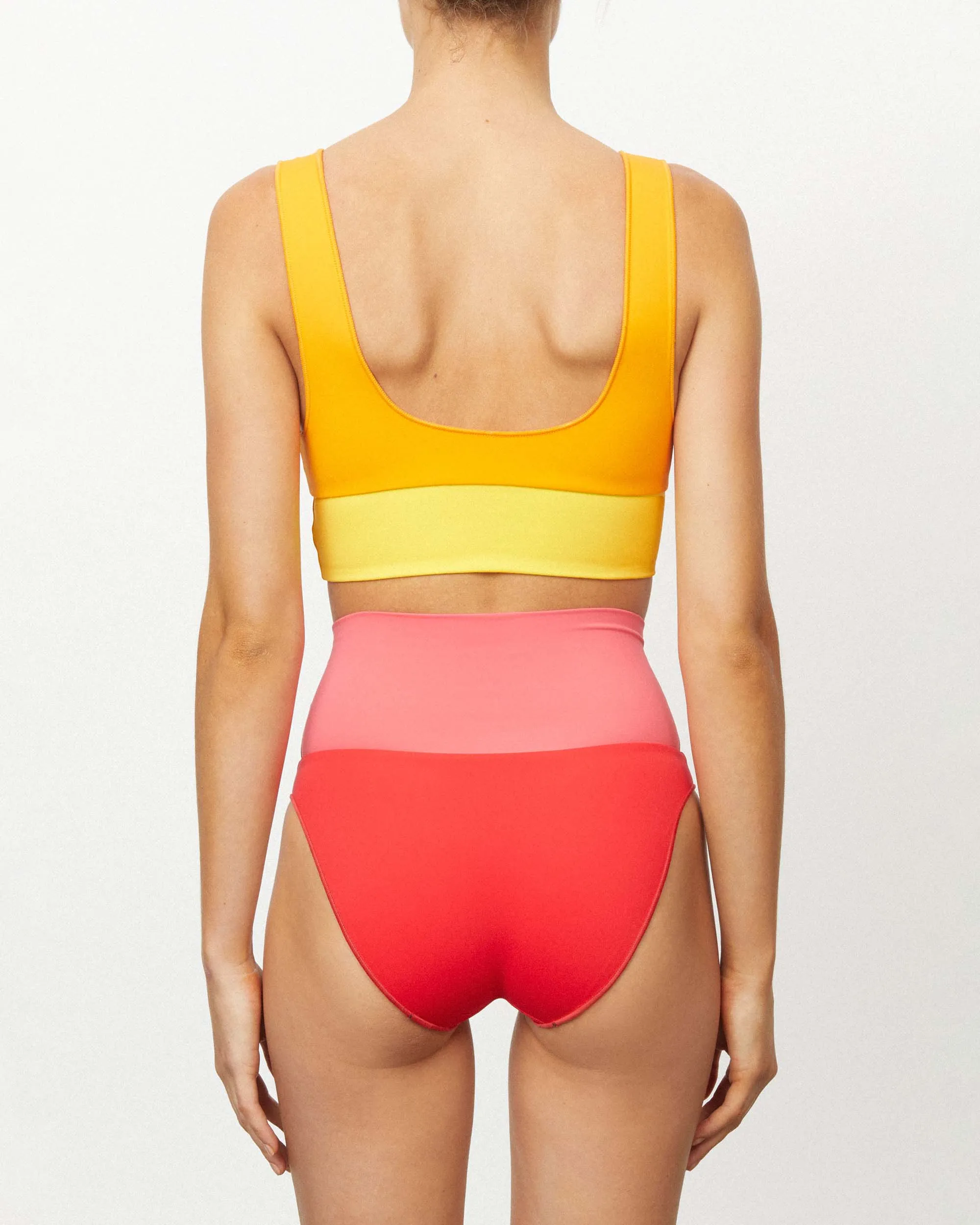 The Contour Crop Top - Phoenix